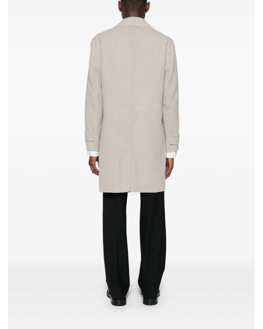 Eleventy White Reversible Coat for men