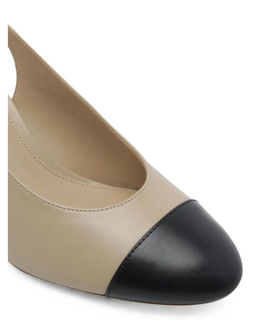 MICHAEL Michael Kors Metallic Piper Flex Cap-Toe Slingback-Strap Heeled Pumps