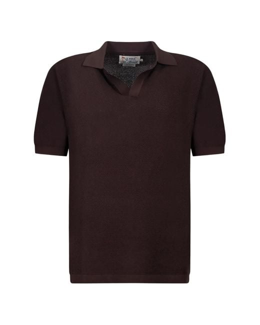 Mc2 Saint Barth Black Polo T-Shirt for men