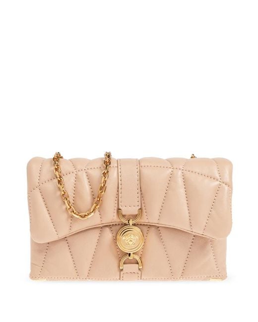 Versace Kleio キルティング ミニバッグ Natural