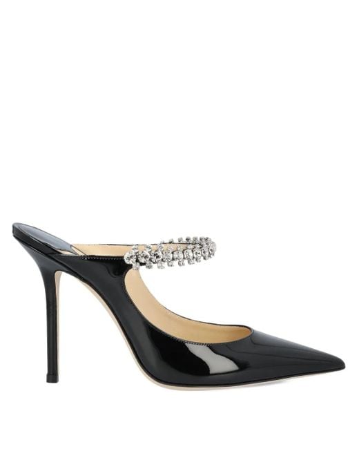 Mules Bing Con Cristalli 100Mm di Jimmy Choo in Multicolor
