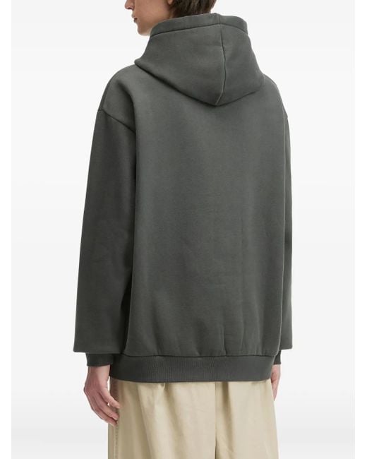 Chocoolate Black Logo-Print Hoodie for men