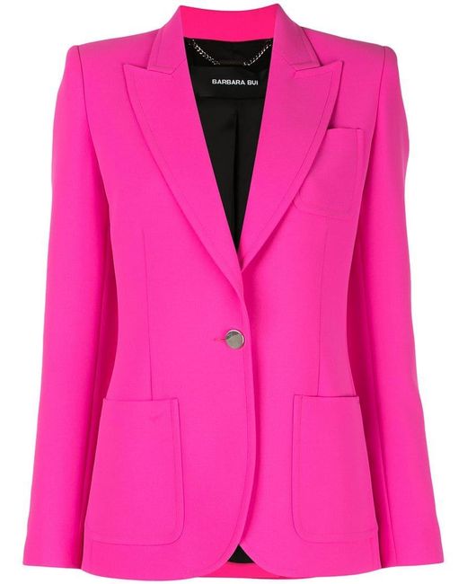 Barbara Bui Pink Tailored Blazer Jacket