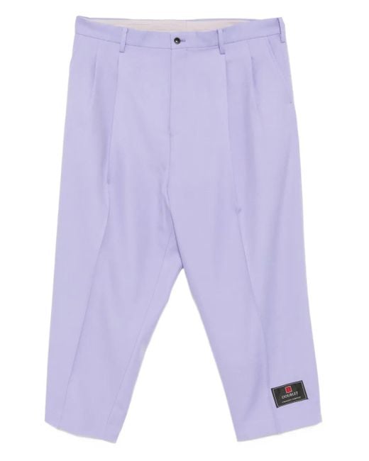 Doublet Broek Met Uitgesneden Details in het Blue voor heren