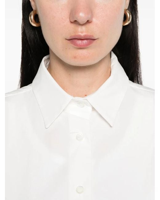 Lido White Poplin Shirt