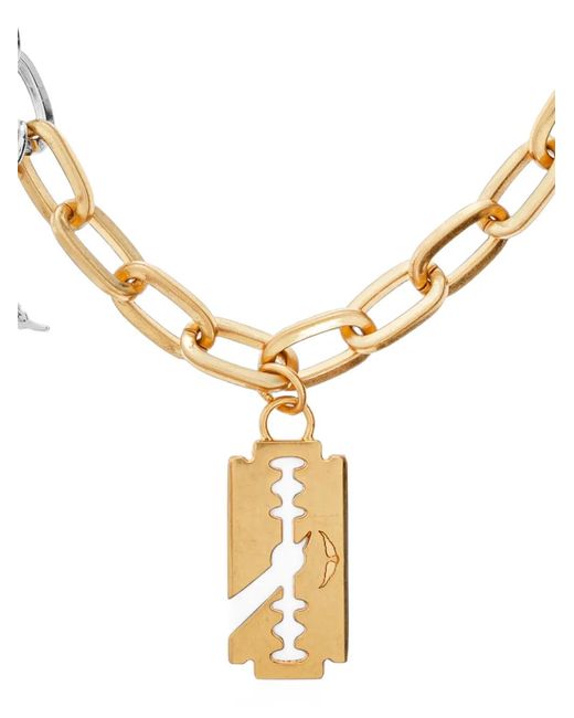 Zadig & Voltaire Metallic Charm-Embellished Chain Bag Strap