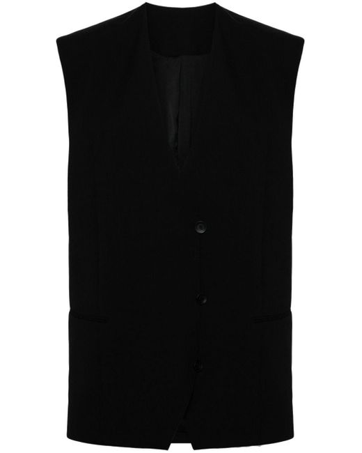 JNBY Black Wool-blend Waistcoat