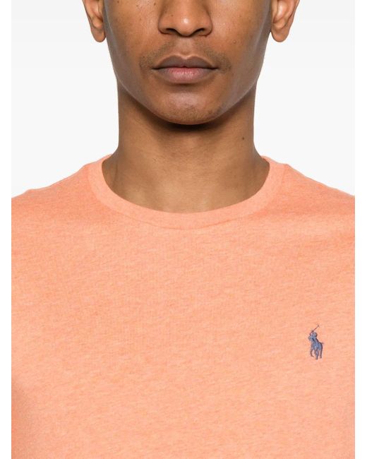 Polo Ralph Lauren Pink Custom Slim Fit Jersey T-Shirt for men