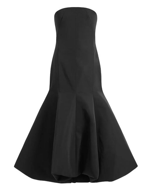 16Arlington Black Aia Midi Dress