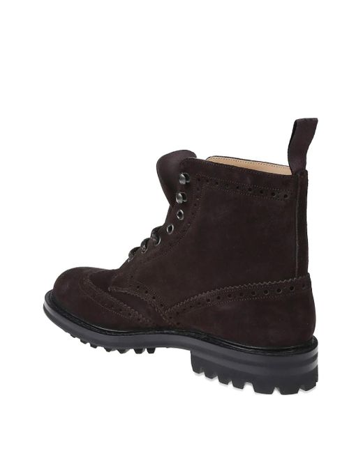Church's Black Mc Farlane Lace-Up Biker Boots for men