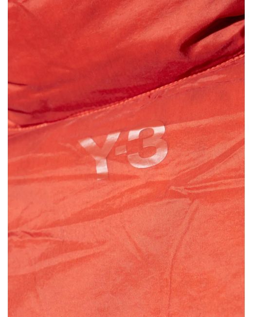 Y-3 Red Triora Quilted Padded Jacket for men