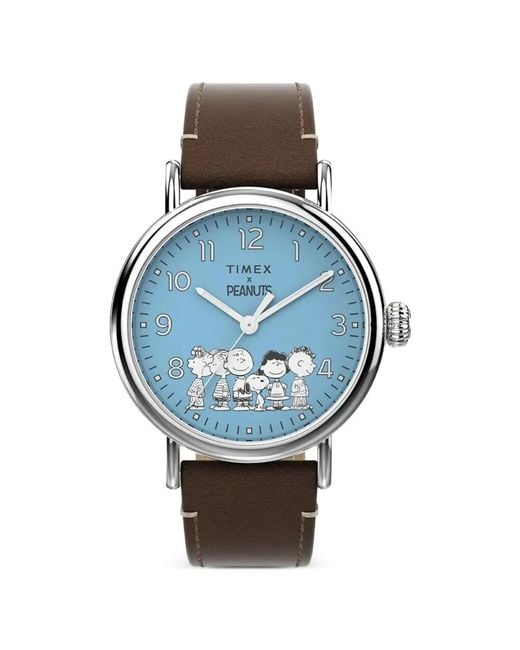 X Peanuts Gang's All Here 40Mm di Timex in Blue da Uomo
