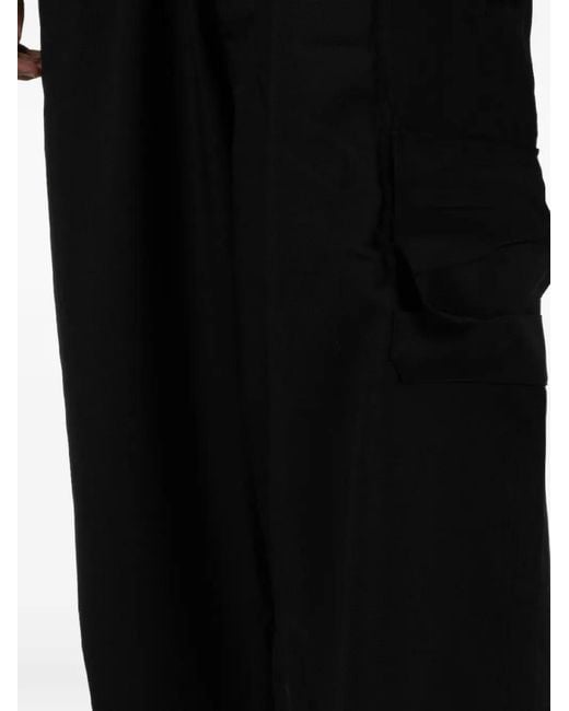 Y-3 Broek Met Klepzakken in het Black voor heren