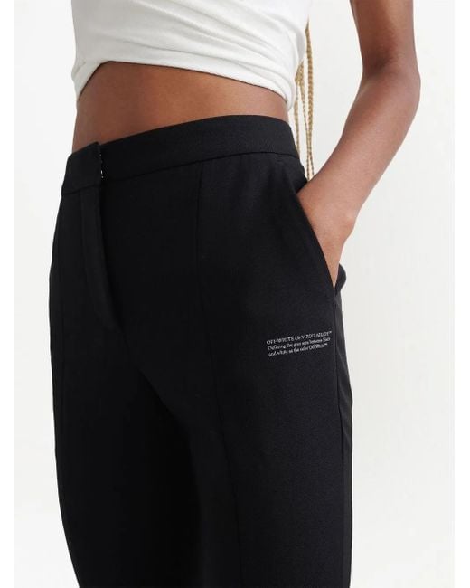 Off-White c/o Virgil Abloh Black Tailored Trousers