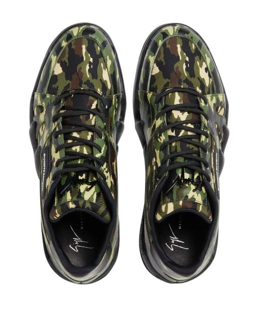 Giuseppe Zanotti Green Trainers for men