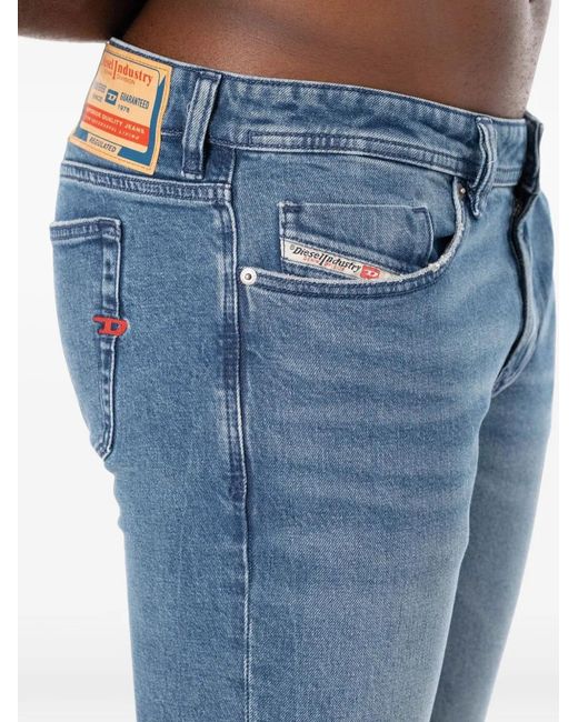 DIESEL Blue Jean 1979 Sleenker À Effet Délavé Clair for men