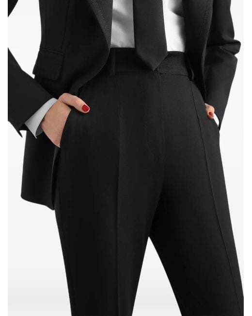 Dolce & Gabbana Black Bi-Stretch Twill Trousers