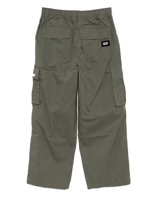 Aape By A Bathing Ape Green Logo-Patch Track Pants for men