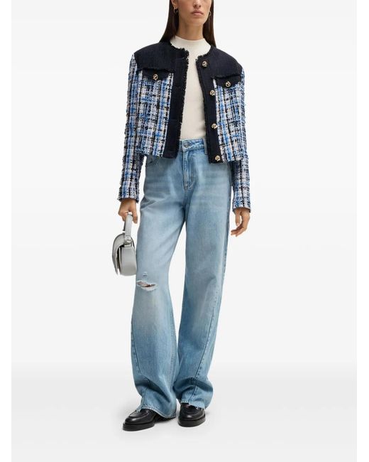Boss Blue Tweed Jacket
