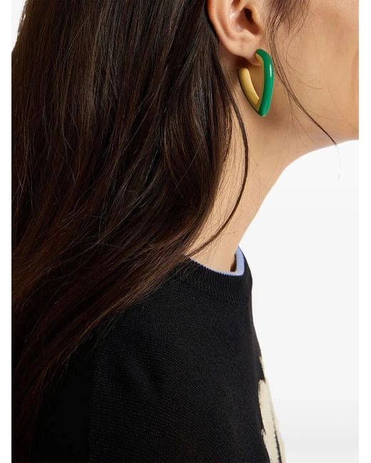 LaDoubleJ Green Mini Dew Earrings
