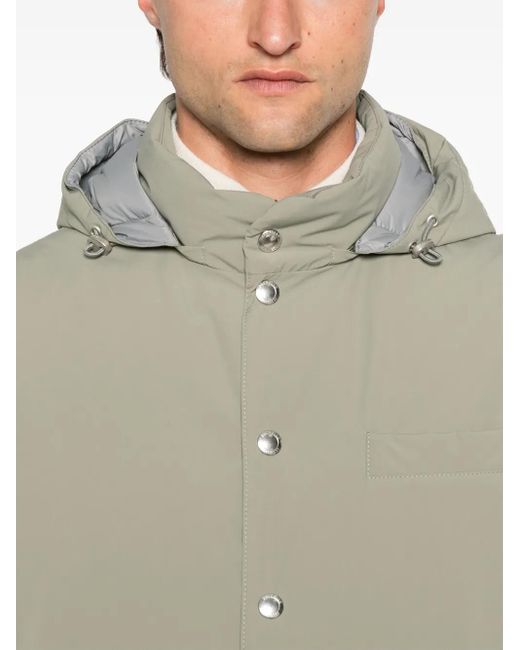 Chaleco Acolchado Brunello Cucinelli de hombre de color Green
