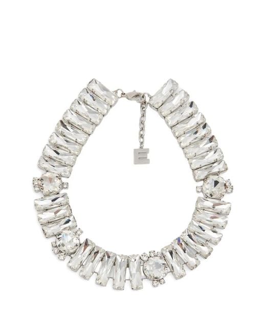 Essentiel Antwerp White "Jelix" Necklace With Stones