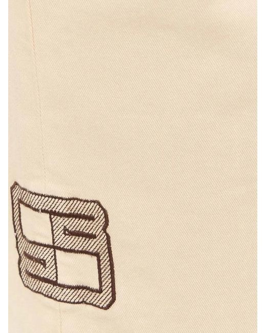 Beatrice B. Natural Logo-Patch Jeans