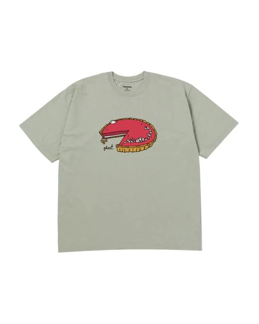 Neighborhood Gray Pie-Print T-Shirt for men