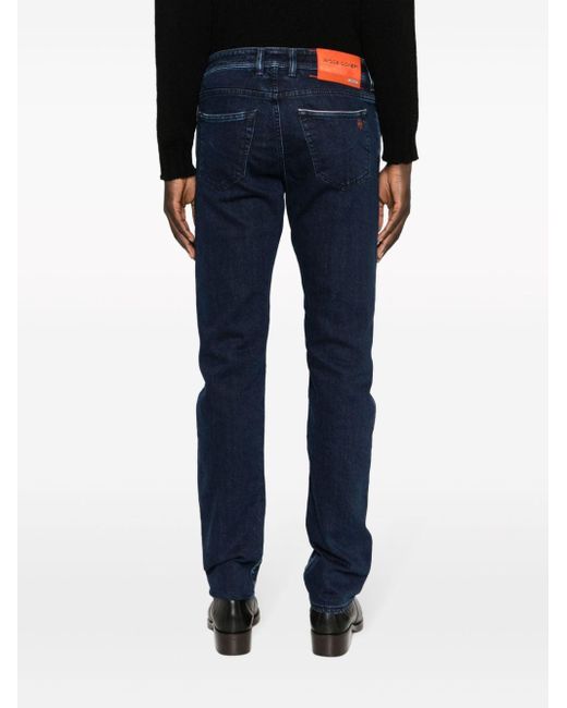Jacob Cohen Blue Bard Slim-cut Jeans for men