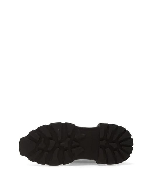Rick Owens Black Leather Combat Boots