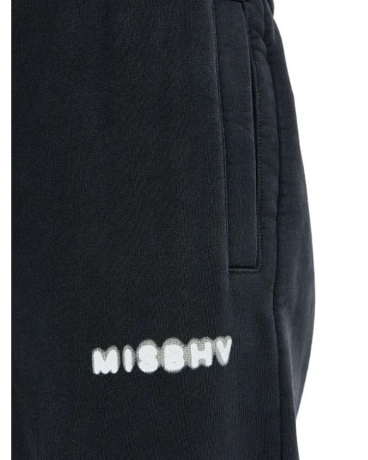 M I S B H V Blue Jogginghose mit Logo-Print