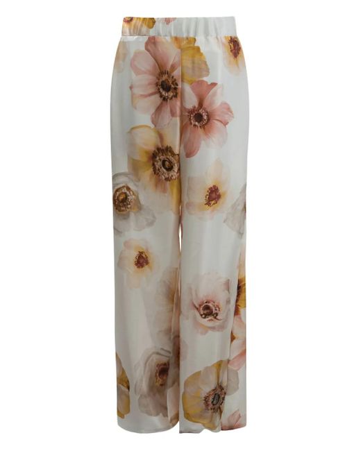 SLEEP NO MORE Natural Hose mit Blumenprint