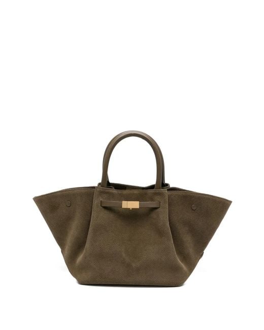 DeMellier London Brown Sac Cabas Midi New York À Détails De Perforations