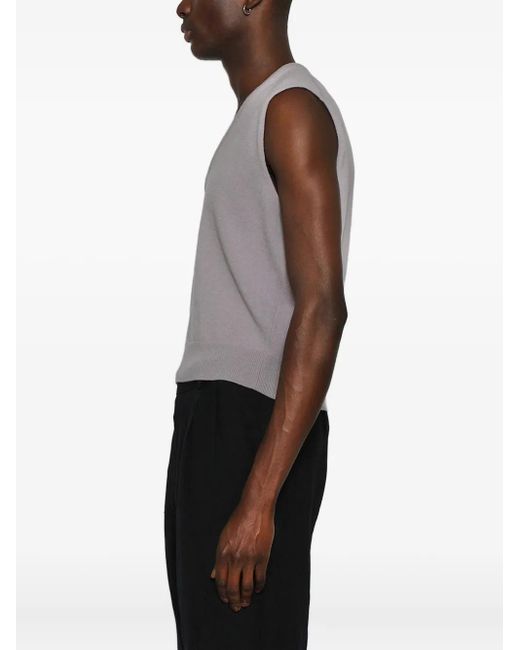 Maison Margiela Purple Virgin Wool Vest for men