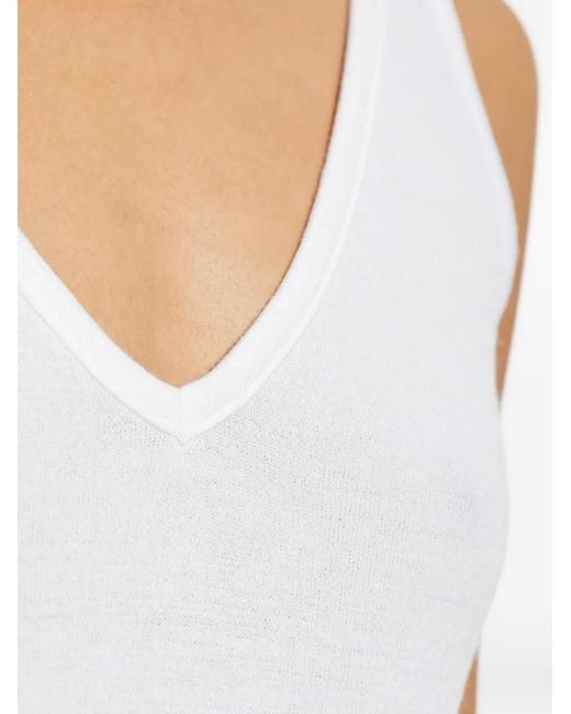 Rag & Bone Mouwloze Top in het White