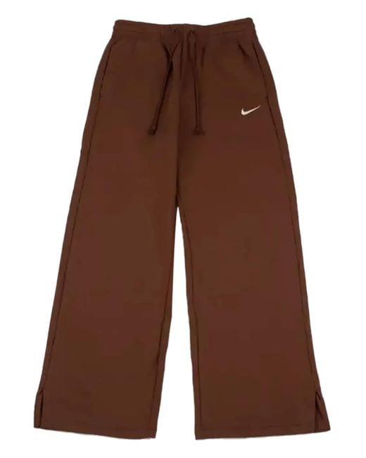 Nike Phoenix Trainingsbroek in het Brown