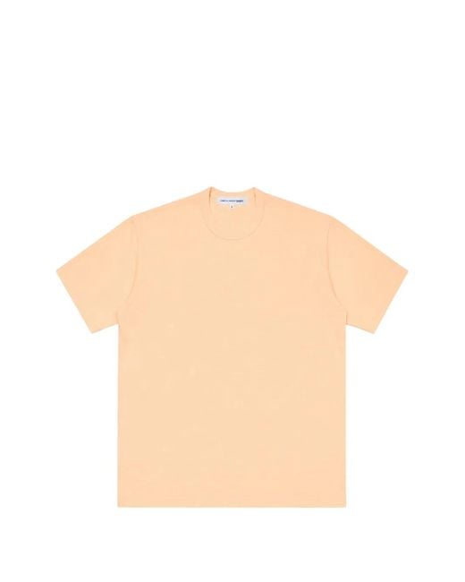 Comme des Garçons Natural Back-Logo-Print T-Shirt for men