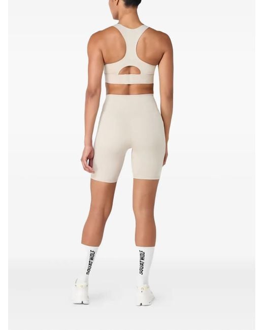 SQUATWOLF White Sport-Bh Mit Cut-Out Im Racerback-Look