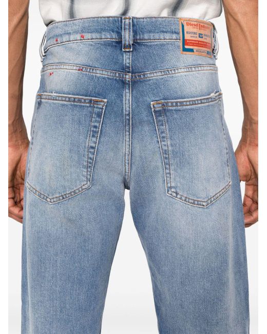 DIESEL Blue 2010 D-macs Straight-leg Jeans for men