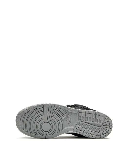 Nike Black X Medicom Toy Sb Dunk Low "Be@Rbrick" Sneakers