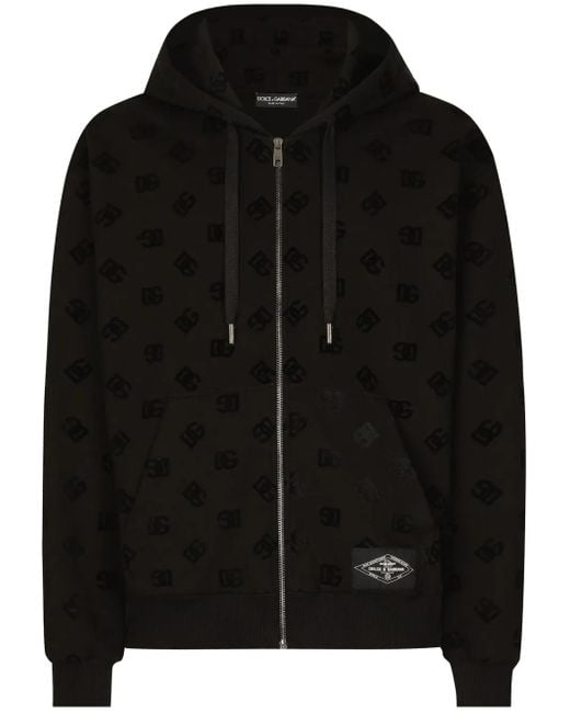 Dolce & Gabbana Black Zip-Throughs for men