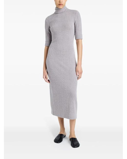 Proenza Schouler Gray Cerine Knitted Dress