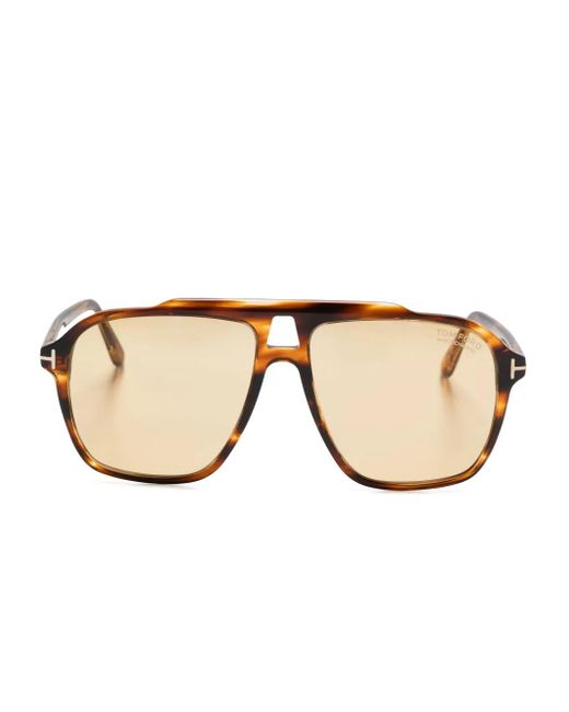 Tom Ford ナビゲーターフレーム サングラス Natural
