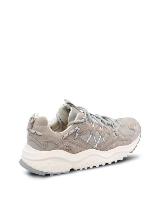 Baskets En Daim Et Cuir Flower Mountain pour homme en coloris White