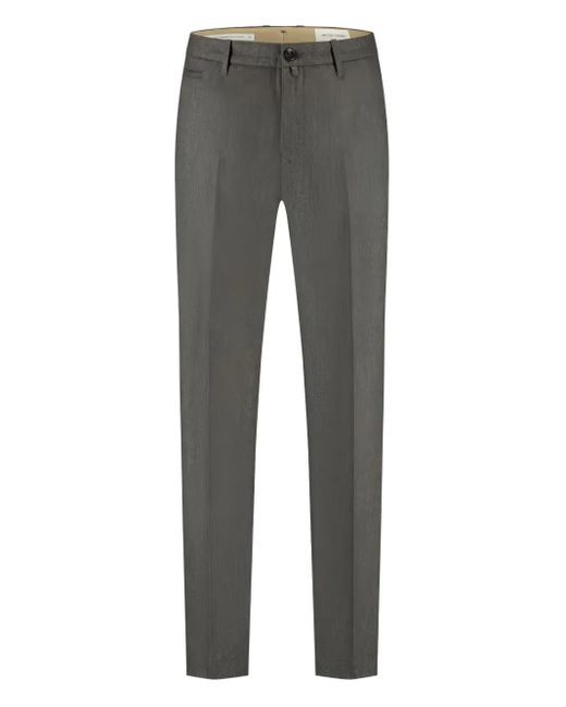 Jacob Cohen Gray Belt-Loops Trousers for men