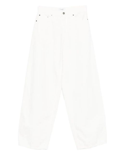 Haikure White Five-Pocket Jeans