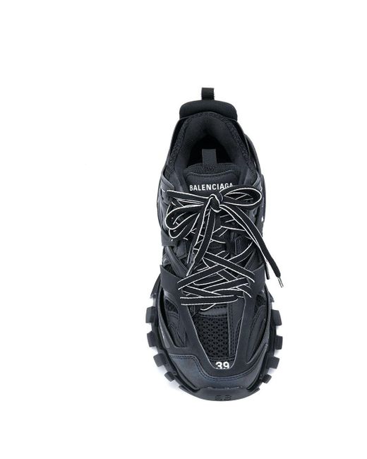 Balenciaga Rubber Track Trainers in Black - Save 49% | Lyst