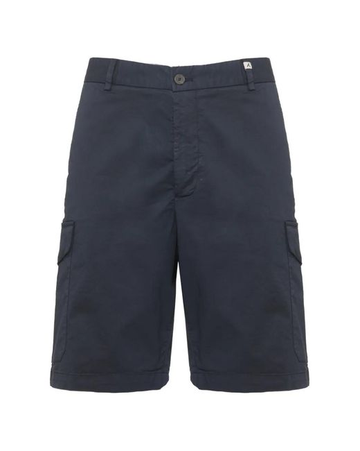 Myths Blue Short À Poches Cargo for men