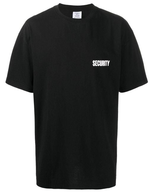 vetements ヴェトモン securite セキュリティtシャツ　ピチT vetements ヴェトモン securite セキュリティtシャツ ピチT