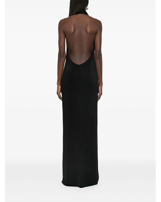 Khaite Roza Maxi-Jurk in het Black